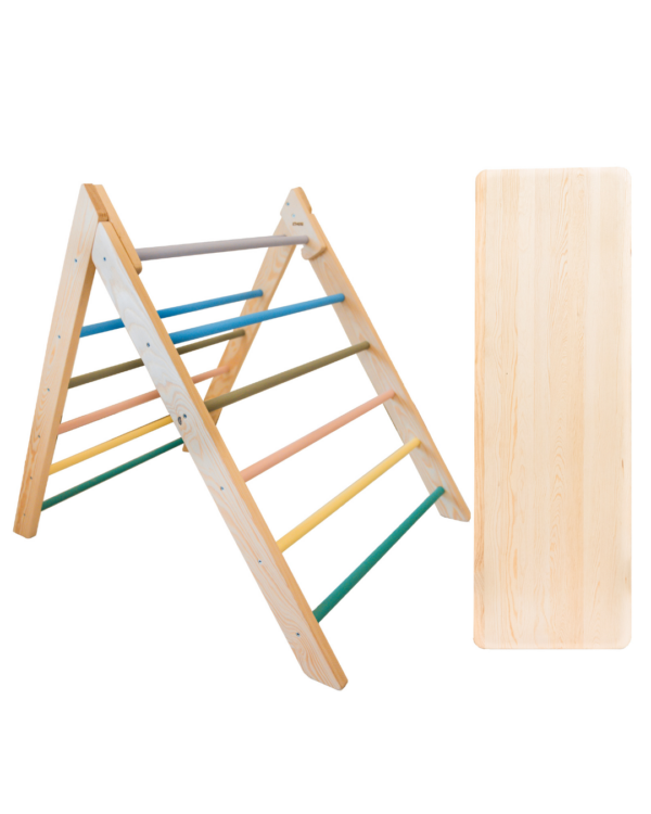 Pack Triángulo Pikler + Rampa Pikler Montessori - Imagen 5