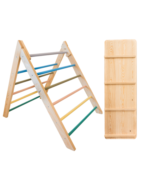 Pack Triángulo Pikler + Rampa Pikler Montessori - Imagen 6