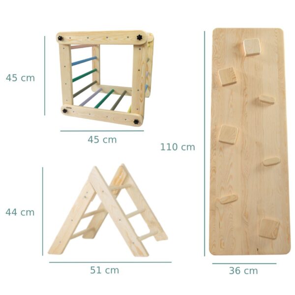Circuito Montessori: Cubo + Rampa + Triángulo - Imagen 8