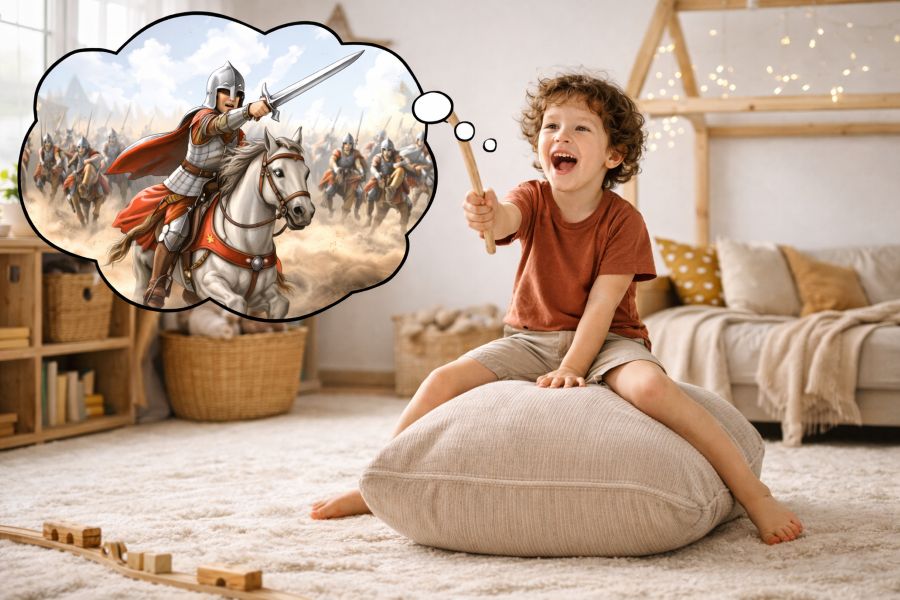 Desarrollo de la imaginación con el juego libre