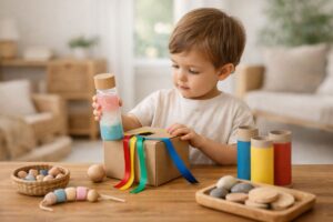 Juguetes Montessori caseros