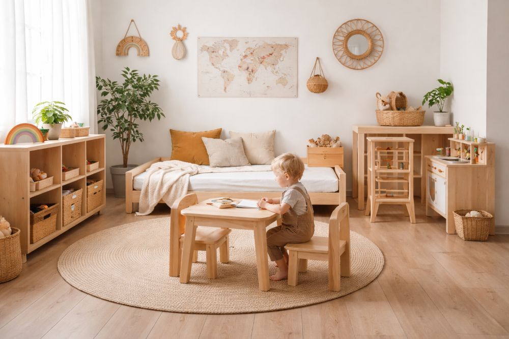 Muebles Montessori de madera