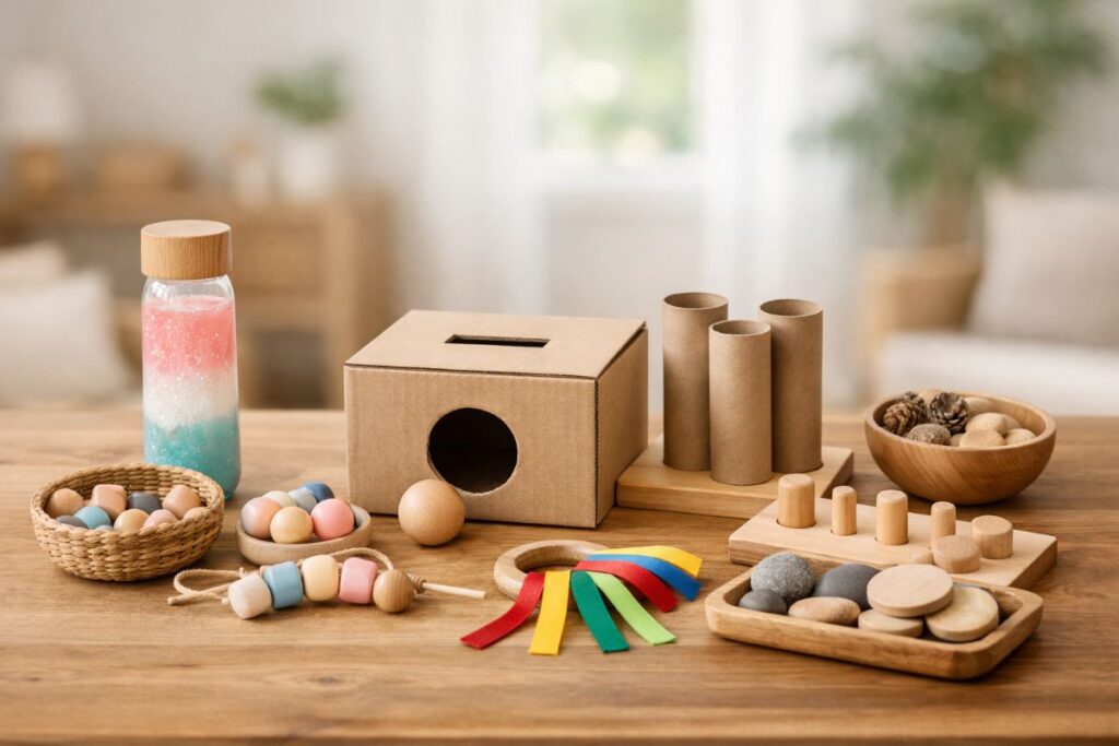 juegos Montessori caseros ideas fáciles