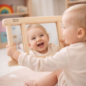 Espejo de mano Montessori